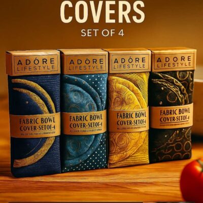 Fabric Bowl Covers - Set Of 4
