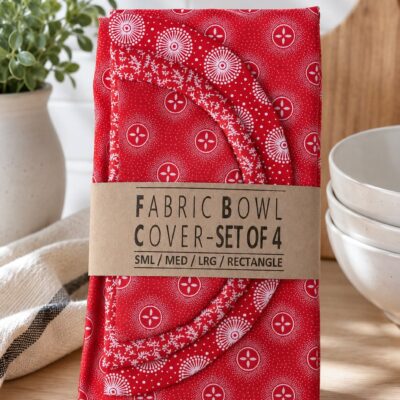 Shweshwe Range Bowl Covers - Set of 4